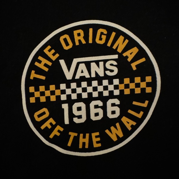 Van's Off The Wall Badge Logo Tee, Black, Men's Medium - Picture 2 of 6